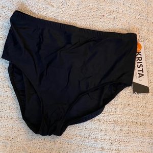 high waisted bikini bottom
